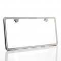 100 Stainless Steel Industrial Grade License Plate Frame 2-hole Slim