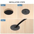 6 Pcs Cable Cord Grommet 7 8 Inch 22mm Desk Flexible Rubber Grommets Wire Hole Cover Pass Through For Office Computer Organizer