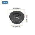 6 Pcs Cable Cord Grommet 7 8 Inch 22mm Desk Flexible Rubber Grommets Wire Hole Cover Pass Through For Office Computer Organizer