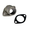 Engine Coolant Thermostat Housing For Chevy S10 1990 1991 1992 1993 Metal Natural Finish 45 Degrees Neck Angle 1 5 In Outside 