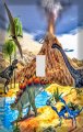 Dinosaur Volcano Switchplate Switch Plate Cover 