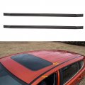 2 Pcs Black Roof Trim Molding Sealing Strip Kit Replacement For 2009-2013 Toyota Corolla 