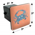 Mosaic Crab Tow Trailer Hitch Cover Plug Insert