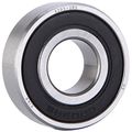 Xike 10 Pack 6203-2rs Bearings 17x40x12mm Stable Performance And Cost-effective Double Seal Pre-lubricated Deep Groove Ball 
