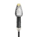 Universal Motorcycle Turn Signal Led Yellow Classic Style 80 Mm X 28 Model 271343 Adjustable Waterproof Vehicle Light Assembly 