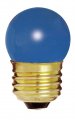 Satco 7 1 2s11 B Incandescent Indicator Sign 5w E26 S11 Ceramic Blue Bulb 