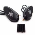 Httmt Led Signal Black Mirror Block Off Base Platesvcompatible With 00-08 Yamah R1 Yzf-r1 Yzfr1