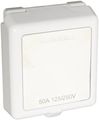 Hubbell Wiring Systems Hbl504nm Twist-lock Non-metallic Shore Power Inlet 3 Pole 4 Wire 50 Amps 125 250v White 