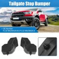 X Autohaux 1 Pair Left Right Side Black Tailgate Rubber Stop Bumpers For Ford F-150 6 5 Foot Box 2015-2023 Stopper Limiter