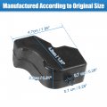 X Autohaux 1 Pair Left Right Side Black Tailgate Rubber Stop Bumpers For Ford F-150 6 5 Foot Box 2015-2023 Stopper Limiter