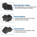 X Autohaux 1 Pair Left Right Side Black Tailgate Rubber Stop Bumpers For Ford F-150 6 5 Foot Box 2015-2023 Stopper Limiter