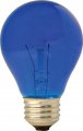 Ge Lighting Party 49724 25-watt Blue A19 Light Bulb With Medium Base 1-pack 