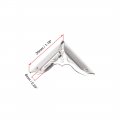 Uxcell Metal Book Corner Protectors Edge Cover Guard 30 X 6mm Silver Tone 100pcs