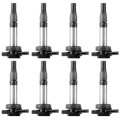 Set Of 8 Ignition Coil Packs 4 Pins Fits For Jaguar Xf 2l 2009-2010 Pack Replaces Uf519 