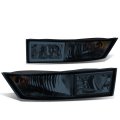 Dna Motoring Fl-ztl-801-sm Assembly Fog Light Driver Passenger Side Enhance Visibility For 07-14 Cadillac Escalade Esv 07-13 