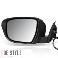 Ni1320254 Factory Style Driver Left Side Mirror Manual Folding Power Adjust Turn Signal Compatible With Rogue 14-19 Paint To