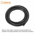 Uxcell Nitrile Rubber Seal Strip 7mm 0 28 Diameter X 3 Meters 9 84ft Long Round Solid Weather Stripping For Reduce Noise Shock