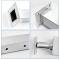 Anxingo Cable Railing Post Deck 42x2x2 Silver W Pre-drilled Hole Stainless Steel Top Mount Wood Concrete Angle Stairs