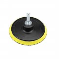 Uxcell 4 Hook And Loop Backing Pad Sanding Polishing Backer Plate With M10 Drill Adapter For Random Orbit Sander Polisher