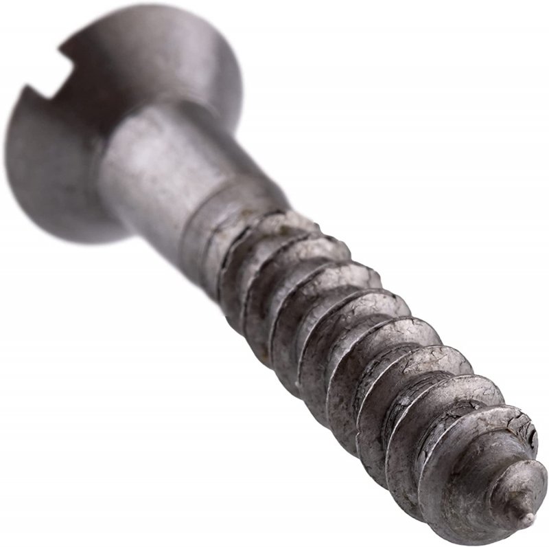 6 X 3 4 Steel Flat Countersunk Head Slot Drive Wood Screws Pack Of 100 Self Tapping For Antique Or Modern Furniture Sc-s634fc
