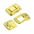 Uxcell 10pcs Toggle Catch Lock 89 X 1 26 Lxw Iron Hasp Latch Clasp For Jewelry Box Wooden Case Toolbox Gold