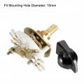 Uxcell 2p3t 2 Pole 3 Throw Single Deck Band Channel Rotary Switch Selector With Plastic Knob