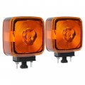 Hecasa Pair Turn Signal Lights Compatible With 1990-2009 Chevrolet Kodiak Gmc Topkick Replacement For P N 15148648 Lamp Side