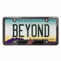 Ipick Image Made For Ford Focus St Black Insert Gunmetal Chrome Stainless Steel License Plate Frame