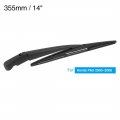 X Autohaux Rear Windshield Wiper Blade Arm Set 355mm 14 Inch Fit For Honda Pilot 2003 2004 2005 2006 2007 2008