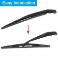 X Autohaux Rear Windshield Wiper Blade Arm Set 355mm 14 Inch Fit For Honda Pilot 2003 2004 2005 2006 2007 2008