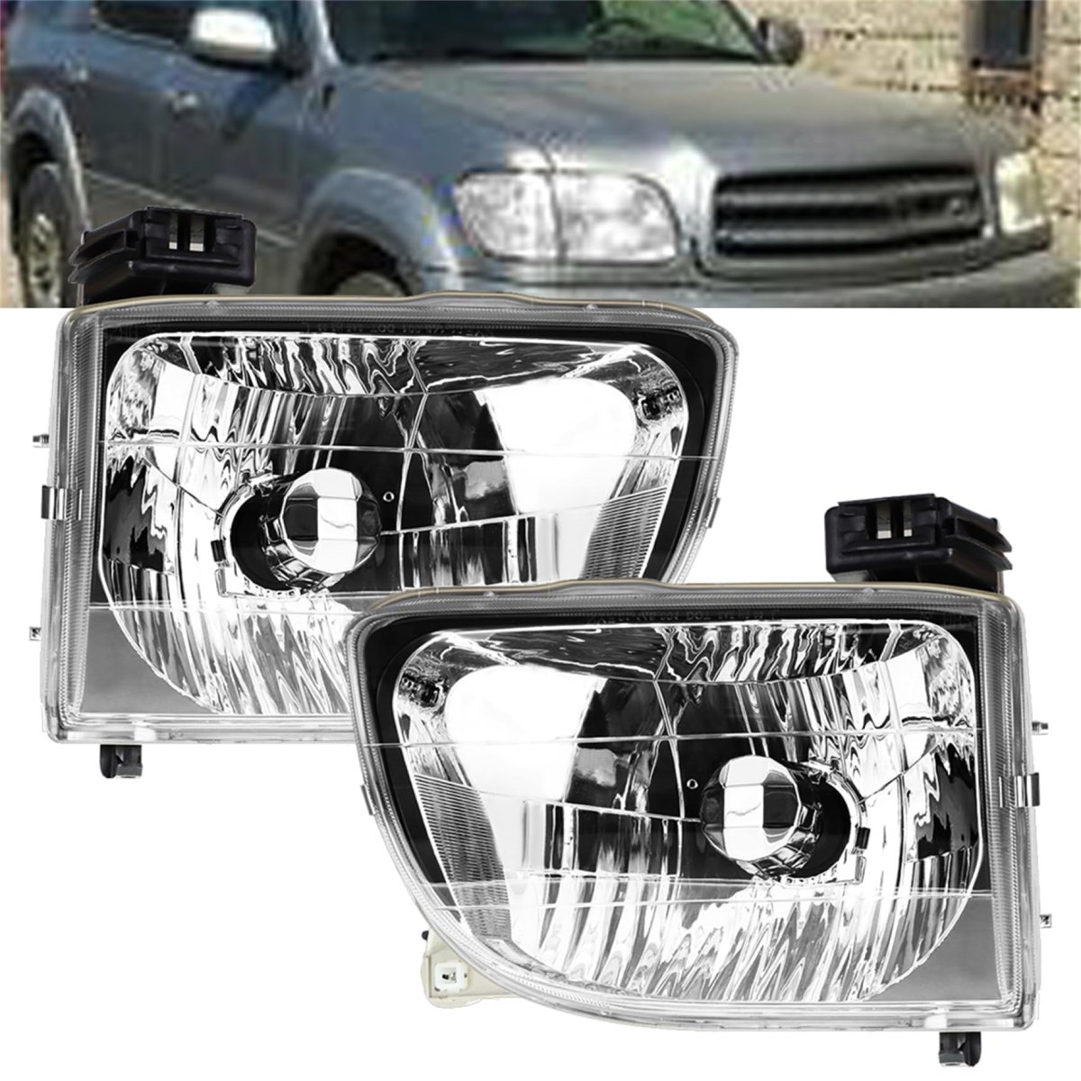 Headlight Assembly Replacement For Tacoma 2001 2002 2003 2004 Left And Right Side Front Pair 81150-04110 81110-04110 To2502136