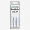 Wiha 74261 1 X 50mm Pozidriv Power Bit 2 Pack 