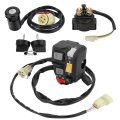 Handlebar Key Starter Relay Switch Kit For Honda Foreman 450 Es Trx450fe 1998-2004 Electric Shift 35020-hn0-a11 35100-hn0-a02