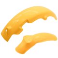 Jdllong Jr50 Front Rear Fender Set Fit For Suzuki Jr 50 1978-1999 Yellow 63111-04411-25y 53111-04420-25y 