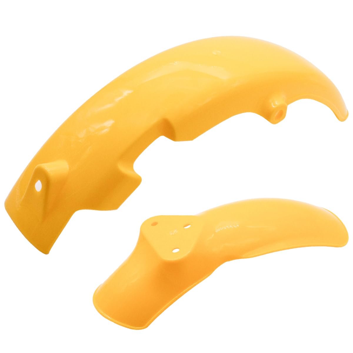 Jr50 Front And Rear Fender Set For Suzuki Jr 50 1978 To 1999 Yellow 63111-04411-25y 53111-04420-25y