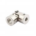 Uxcell 5mm To 8mm Inner Dia Rotatable Universal Steering Shaft U Joint Coupler