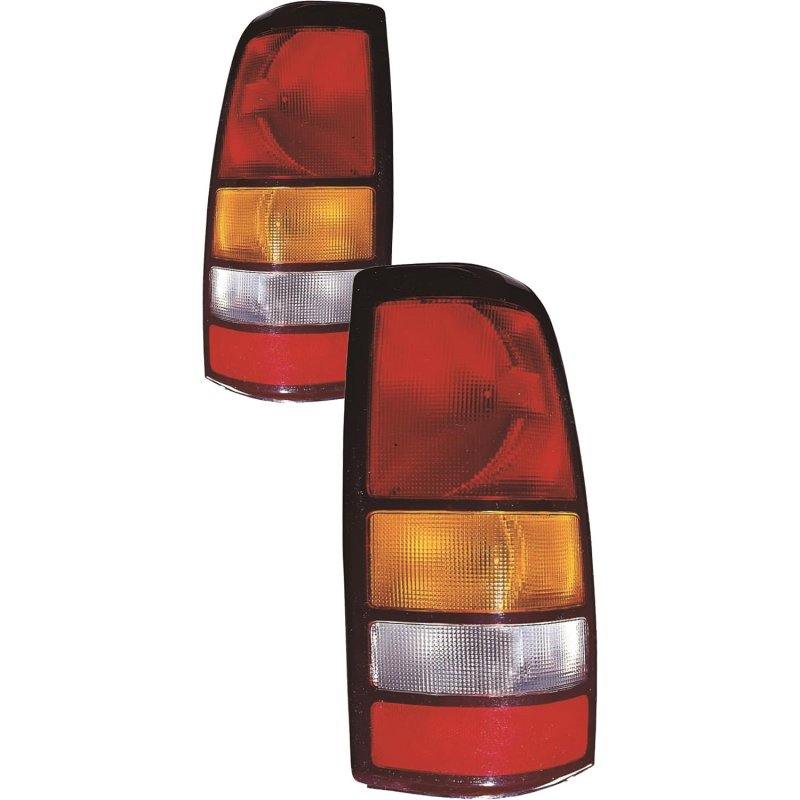 Headlightsdepot Driver Passenger Tail Light Set For 04-07 Gmc Sierra 1500 Classic
