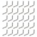 L-shape Interior Joint Bracket 16pcs Inside Corner Connectors For 2020 Series Aluminum Extrusion Profile Slot 6mm Silver 