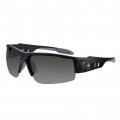 Ergodyne 52031 Skullerz Dagr Polarized Safety Sunglasses- Black Frame Smoke Lens 