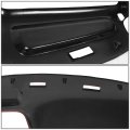 Auto Dynasty Red Dashboard Cap Bezel Cover Overlay Compatible With Dodge Ram Truck 1500 2500 3500 94-97