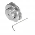 Harfington Single Groove Pulley 5mm Fixed Bore 40mm Outer Diameter Aluminum Alloy With Hex Wrench For Drilling Machine 6mm Pu