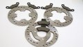 2001 2002 2003 Polaris 500 Scrambler 4x4 Front Rear Brake Pads Rotor 