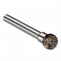 Uxcell Double Cut Tungsten Carbide Rotary File 15 32-inch Head 6mm Shank Ball Shaped