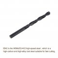 Uxcell 6542 High Speed Steel Straight Shank Twist Jobber Drill Bit Fully Ground Black Oxide Bits 8 7mm Diameter 125mm Total