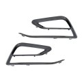Fog Light Bezel Pair For Chevy Cruze 2016 2017 2018 Front Bumper Grille Inserts Lt Model With Rs And Redline Package Black 