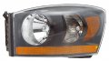 Epic Lighting Headlight Lens And Housing Assembly Replacement For Dodge 2006-2009 R1500 Mega Cab Pickup Ch2518115 55372815ab 