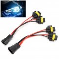 Headlight Splitter Wire 12v To 24v H11 Or H8 2 Way Wiring Harness Male Female For Fog Lamp High Low Beam Dual Quad Projector