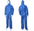 Keebomed Hazmat Suit Chemical Protective Coverall Category Iii Type A Microporous Hood Elastic Wrists And Ankles Zipper White L 