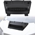 Black Sport Turbo Hood Scoop For Polaris Rzr Xp 1000 And 4 Ultimate Premium 2024 2025 Polypropylene Front Replacement 
