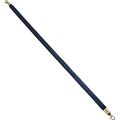 Velour Rope 59 With Ends For Portable Gold Post Blue 